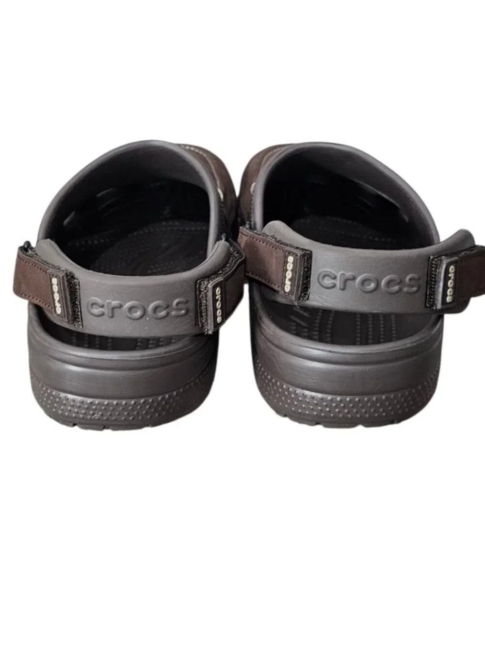 Crocs Men's Classic Yukon Vista II LiteRide Clogs Slip on Shoe Brown Size 8
